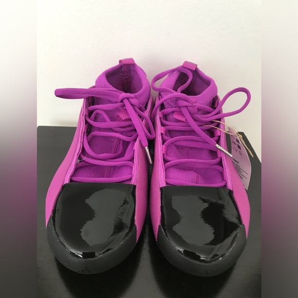 Size 9 Mens Adidas Harden Volume Vol 8 Basketball Shoes Purple Fuchsia IG6647 - Picture 2 of 7